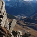 Blick hinunter nach Chamues-ch