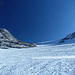 Winterliche Stimmung im Aufstieg zum Schwander Grat