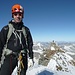 Auf dem Schweizer Gipfel Matterhorn 4477.5 m.ü.M.