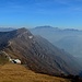 rifugio Consiglieri, monte Cornizzolo e Resegone sullo sfondo