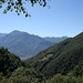 Ausblick über das Valle di Sementina von Monti Sella.
