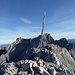  Gipfel Oberreintalschrofen, den Stecken hat wohl kardirk vor ein paar Wochen aufgerichtet