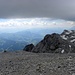 Hoherkopf, 2875m(hier endet Konigsjodler Klettersteig) und Lamkopf, 2846m rechts im Bild, Dientner Berge links im Hintergrund.