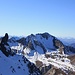 Foto vom ersten Besteigungsversuch am 14.11.2011:<br /><br />Aussicht vorbei an der Hoch Ducan / Piz Ducan Nordwand zum Chrachenhorn welches etwa die gleiche Höhe wie der Sattel am Beginn des Plattenflue Westgrates hat.