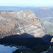 mehrschichtiger Schattenwurf
mit  Licht-Sicht nach Näfels, Mollis und Weesen