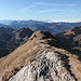 Gipfel Lütispitz - Ausblick in südwestliche/westliche Richtung.