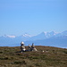 Berner Alpen vom Le Soliat aus