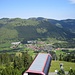 Blick nach Oberjoch von der Bergstation der Iselerbahn