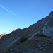 Der Nebelhorn-Nordwestgrat, die anspruchsvollen Stellen sind gut auszumachen