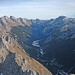 Blick über's Karwendeltal zum Hochalmsattel.