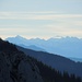 Klare Luft: man sieht schön den Gletscher vom Schwarzenstein