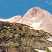 Der Großer Krottenkopf (2656 m) vom Mädelejoch (1978m), er ist der höchste Gipfel der Allgäuer Alpen