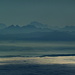 Am Horizont der Mont-Blanc.