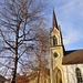 schöne Kirche in Lützelflüh - mit "Durchfahrt"