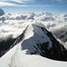 Ein wahrer Traum - Gipfelgrat zum Weissmies 4017m