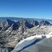 Schöner morgendlicher Gipfelblick von der Zugspitze