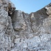 die letzte Kletterstelle des Ostgrates, ein bisschen fies wg. abschüssiger Griffe am Ausstieg
