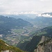 Blick vom Montalin ins Churer Rheintal mit Landquart und so