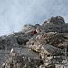 Raini im Abstieg im Schwander Grat (Klettersteig)