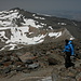 Im Abstieg vom Mulhacén zur Laguna Hondera - Hier unweit des Mulhacén-Gipfels, im Hintergrund der Pico del Veleta.