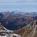 Im zirka 2860m hohen Sattel unterhalb des Chlein Ducan Ostgrates.<br /><br />Aussicht im Zoom über die Fanezfurgga (2580m) bis zum höchsten Sankt Galler, dem Ringelspitz / Piz Barghis (3247,4m). Dazwischen stehen Sandhubel (2763,9m), Valbellahorn (2764m), Strel (2674m) und Wasmengrat (2701m).