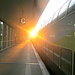 Hannover Hauptbahnhof. Wie oft bin ich hier schon in den Zug gen Süden gestiegen...
(Leider waren dies die einzigen Sonnenstrahlen des ganzen Tages.)