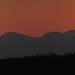 Die Berge um den Säuling bei Sonnenuntergang