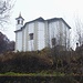 Blick empor zur Kirche von Graglia