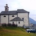 die Kirche von Viceno beim Abmarschj