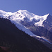 Dome du Gouter(Mitte),ganz links Mont Blanc