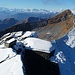 Gipfel Madone mit blick auf das Vorgorno und in das Valais
