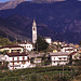 Blick auf Intragna mit dem höchsten Kirchturm im Tessin