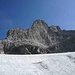 Abstieg: das Wetterhorn mit dem Chrinnengletscher.