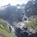 Der schmaler werdende Obere Grindelwaldgletscher.