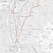 Ein Kartenausschnitt der Route II