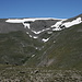 Gipfel Pico de Las Alegas - "Teilpanorama" 5/7. Im Bild u. a. Cerillo Redondo (rechts) und das Barranco Hondo (mittig).