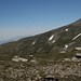 Gipfel Pico de Las Alegas - "Teilpanorama" 7/7. Im Bild u. a. die von der Loma de Cáñar ins Tal des Río Chico abfallenden Hänge/Geländerücken.