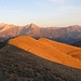 La cresta percorsa dopo il Monte Ponciv