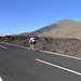 Hier schon im Urkrater auf der rumbeligen Lava-Piste im NationalPark del Teide.
