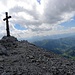 Das Gipfelkreuz des Hochsailer, 2793m.