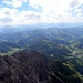 Tiefblick ins Hinterthal, am Fusse des Hochseiler, 2793m.