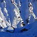 Die Alphütten bei P. 1942 m etwas unterhalb der Alp Garschina. Hier führt normalerweise die Route hindurch.