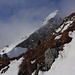 Oberhalb des Felsbandes auf 1800m erreicht man den Südgrat von dem man einen atemberaubenden Blick auf den Maischüpfenspitz / Vanil d'Arpille (2085m) hat.