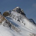 Mittagsspitze im Zoom<br />(unten rechts die Skispuren aus dem Skidepot)