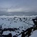 Panorama vom Grat über dem Skigebiet