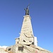 Colma del Mombarone 2371mt. con la gigantesca statua del Redentore.