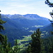 Blick vom Höhenweg Richtung Oberengadin.