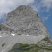 Lamsenspitze, rechts NO-Kante, von der Lamsenhütte aus aufgenommen