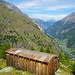 Die Hütte von Arigscheis, hoch über dem Mattertal