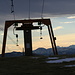 Der Skilift am Monte Cadrigna hat den Betrieb offensichtlich noch nicht aufgenommen